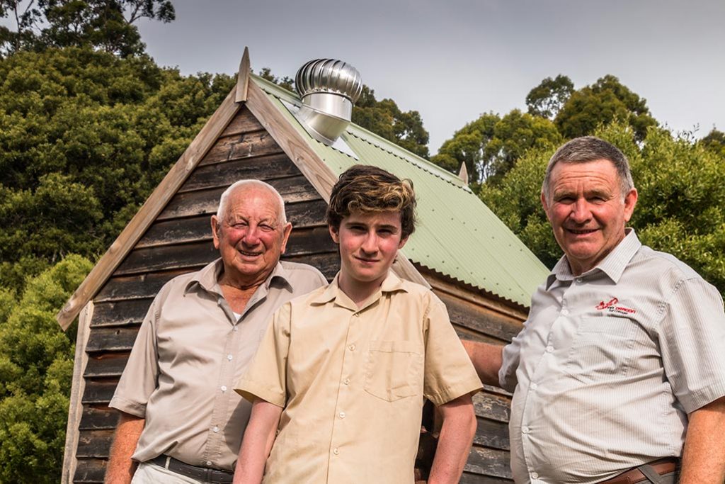 80 year-old Ron, 13 year-old James and 65-year-old Graham