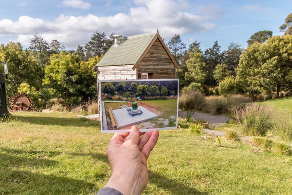 The small timber micro-hydro shed