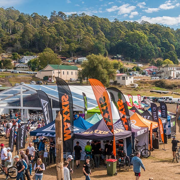 The EWS village in Derby Tasmania 2017.