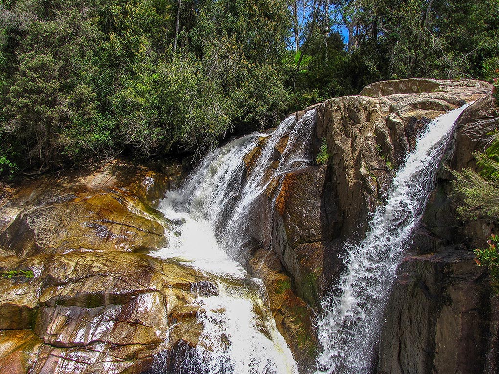 Top tier of Harridge Falls