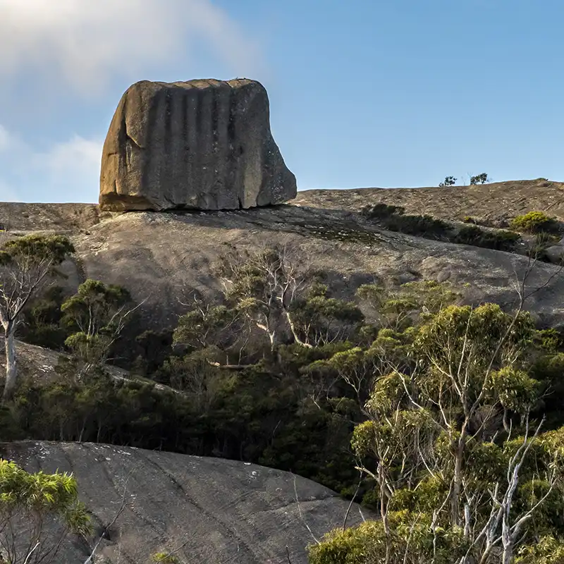 Cube Rock profile from below