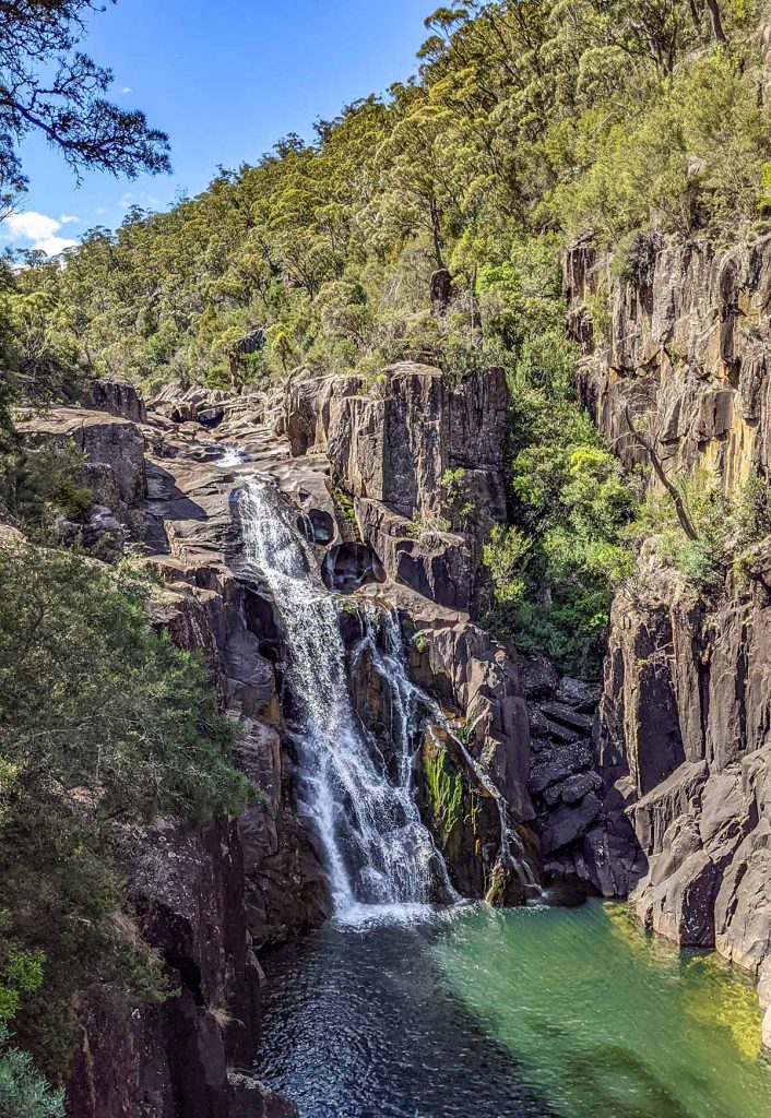 Meadstone Falls in North East Tasmania