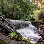 The weir on the Groom River above Halls Falls