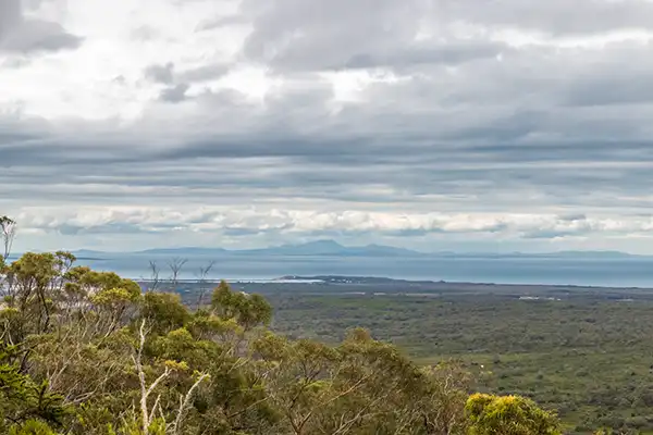 Looking out over Mount William Park from the summit of Mount William - Tasmanian nature-based tour