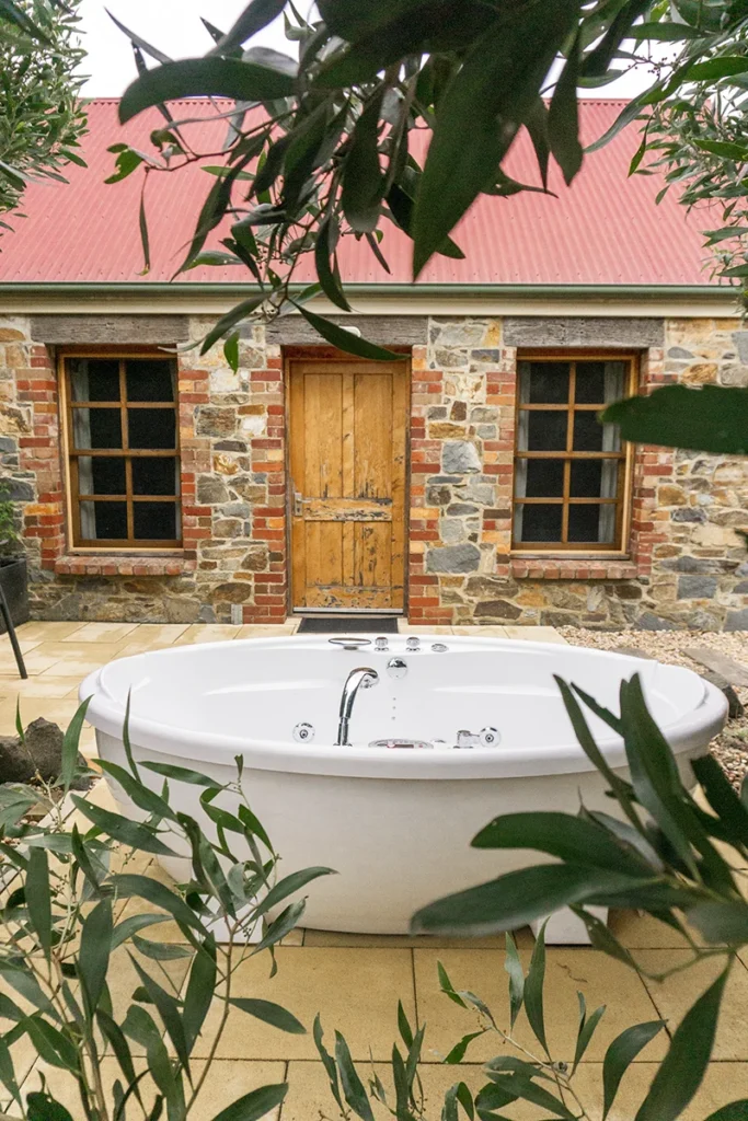 Chintock cottage is constructed fomr local dolerite stone