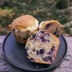Blueberris and cream muffins featured image